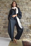 Hush Pillow Cotton Nero Boyfriend Shirt Charcoal